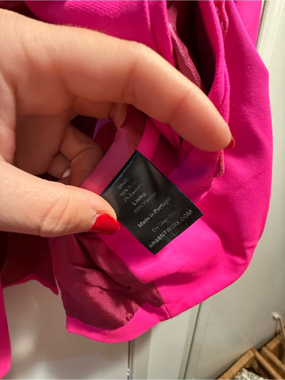 Argent Pink Women's Matching Blazer and Pants Suit - Picture 5 of 8